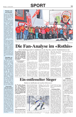 Die Fan-Analyse Im «Rothis»