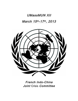 Umassmun XII March 15Th-17Th, 2013