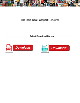 Bls India Usa Passport Renewal