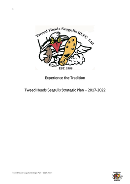 Experience the Tradition Tweed Heads Seagulls Strategic Plan