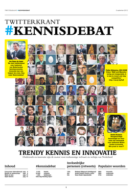 Twitterkrant Trendy Kennis En Innovatie