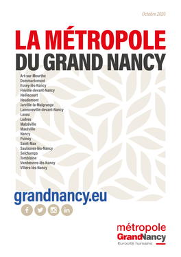 Le Guide De La Métropole Du Grand Nancy