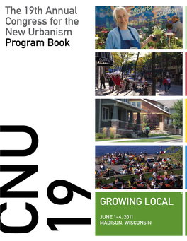 The 19Th Annual Congress for the New Urbanism Program Book