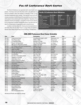 Pac-10 Conference Bowl Games