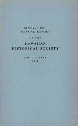 Hawaiian Historical Society