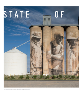 The Silo That Started It All: Guido Van Helten's Mural in Brim, Victoria