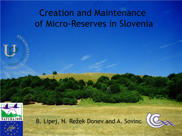 Micro-Reserves in Slovenia