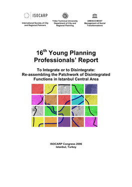 16 Young Planning Professionals' Report