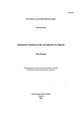 Industrial Relations in the Oil Industry in Nigeriapdf