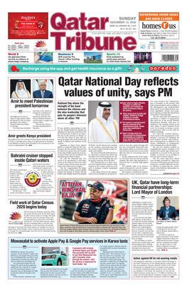 Qatar National Day Reflects Values of Unity, Says PM