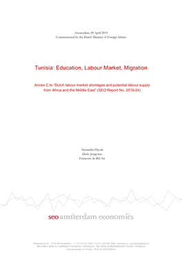 Tunisia: Education, Labour Market, Migration