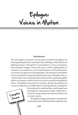 Voices in Motion Epilogue