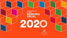 Memoria Anual 2020 Compromiso Con Los Ods Marco Institucional