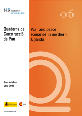 War and Peace Scenarios in Northern Uganda.Pdf