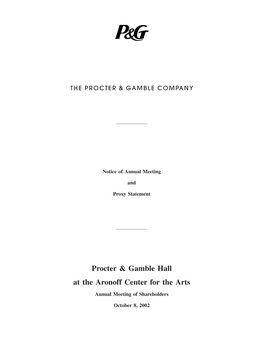 Procter & Gamble Hall at the Aronoff Center for the Arts