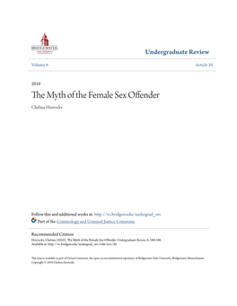 The Myth of the Female Sex Offender