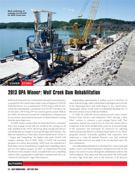 Wolf Creek Dam Rehabilitation