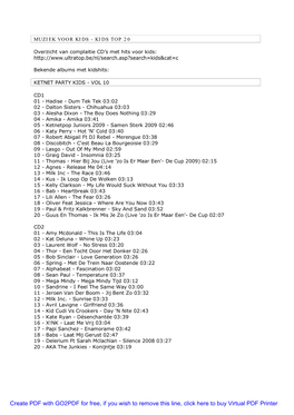 Create PDF with GO2PDF for Free, If You Wish to Remove This Line, Click Here to Buy Virtual PDF Printer KIDS TOP 20 - BEST of 2009