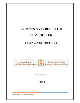 Tirunelveli District 2019