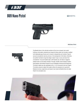 BU9 Nano Pistol