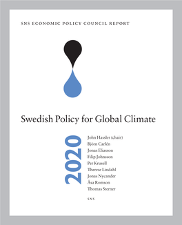 Swedish Policy for Global Climate