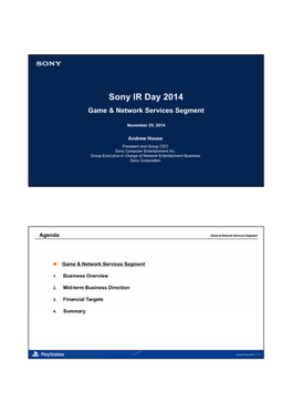 Game & Network Services Segment