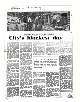 City's Blackest Day ' at the Time, Just Four Days Rev