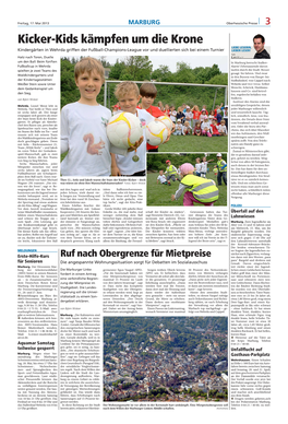 Kicker-Kids Kämpfen Um Die Krone