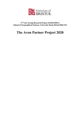 The Avon Partner Project 2020