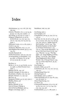 Absoluteness, 34, 102, 118, 156, 163, 169, 243 Adorno, Theodor, Viii, 11