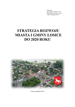 Strategia Rozwoju Miasta I Gminy Łosice Do 2020 Roku 5