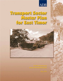 Transport Sector Master Plan for East Timor