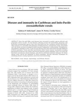 Disease and Immunity in Caribbean and Indo-Pacific Zooxanthellate Corals