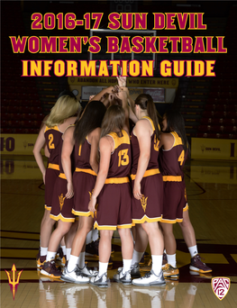 2016-17 Sun Devil Women's Basketball Information Guide