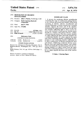 United States Patent (19 3,876,754 Pursley I45 Apr