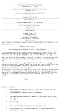 SECURITIES and EXCHANGE COMMISSION Washington, D.C. 20549 Amendment No. 3 to the Second Amended and Restated Schedule 13D Under