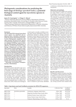 Indici, a Potential Biological Control Agent Fo