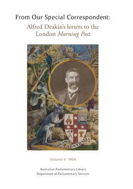 Alfred Deakin's Letters to the London Morning Post