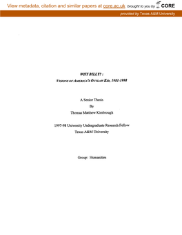 CORE View Metadata, Citation and Similar Papers at Core.Ac.Uk