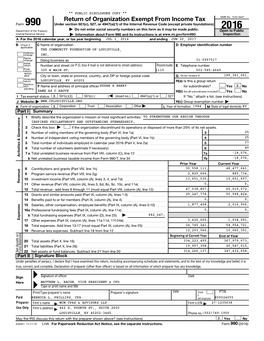 Return of Organization Exempt from Income Tax OMB No