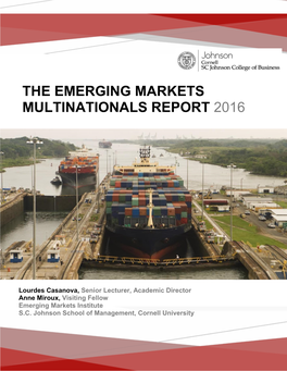 Emerging Markets Multinationals Report 2016