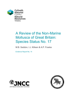 A Review of the Non-Marine Mollusca of Great Britain: Species Status No