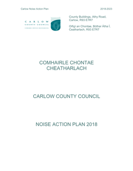 Comhairle Chontae Cheatharlach Carlow County Council