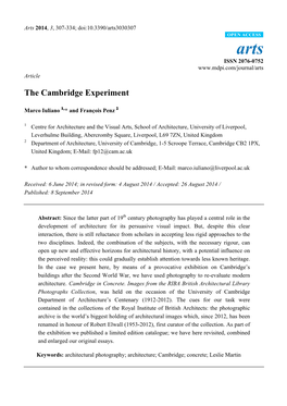 The Cambridge Experiment