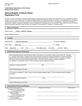 National Register of Historic Places Registration Form