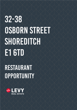 Restaurant Opportunity 32-38 Osborn Street