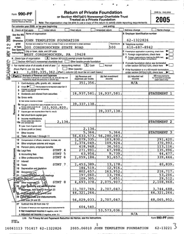 Return of Private Foundation Form 990-PF