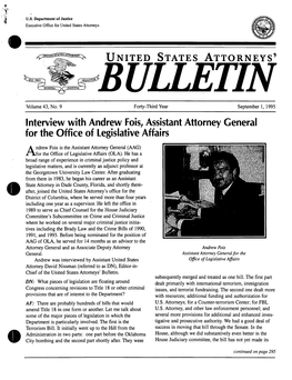 United States Attorneys Bulletin