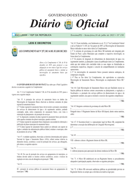 Diário Oficial 2 Teresina(PI) - Sexta-Feira,16 De Julho De 2021 • Nº 150