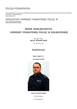 75613,Dzielnicowi-Komendy-Powiatowej-Policji-W-Kolbuszowej.Pdf